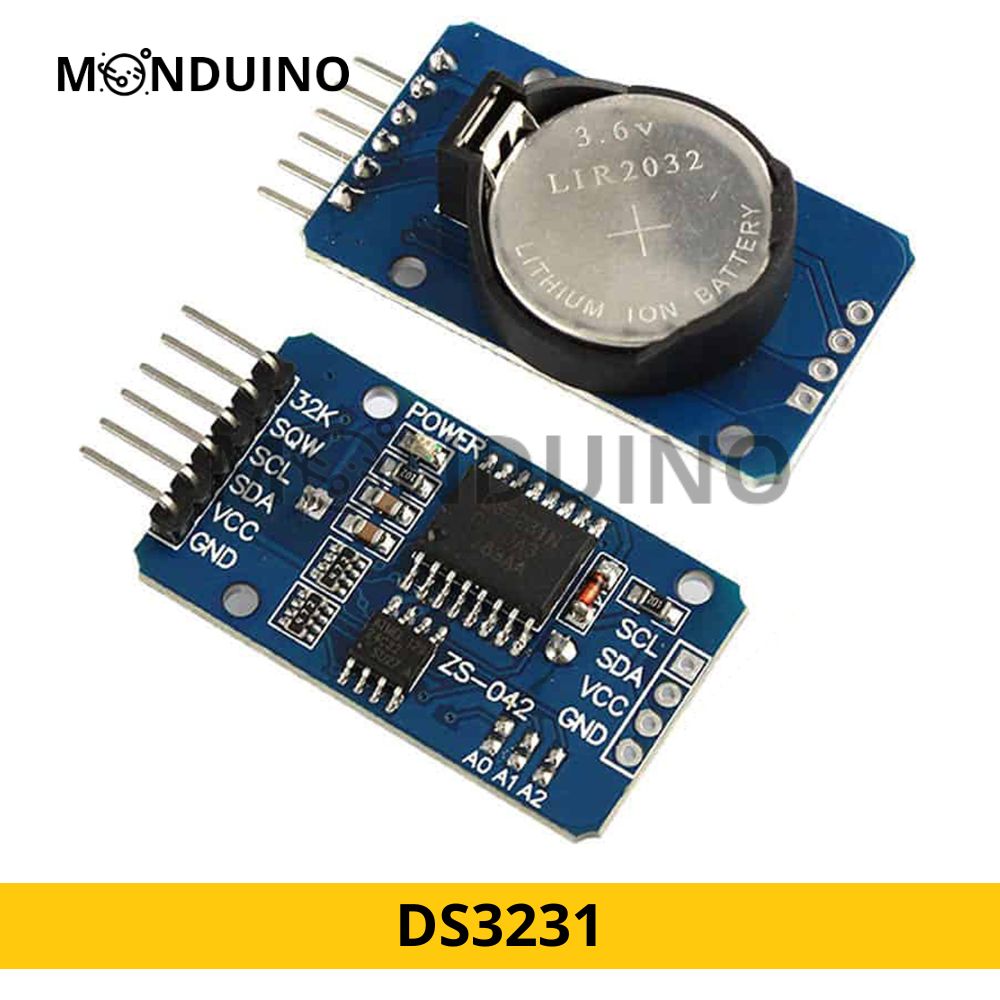 DS3231 Real Time Clock RTC I2C Real Time Clock with Battery RTC TimerMart 