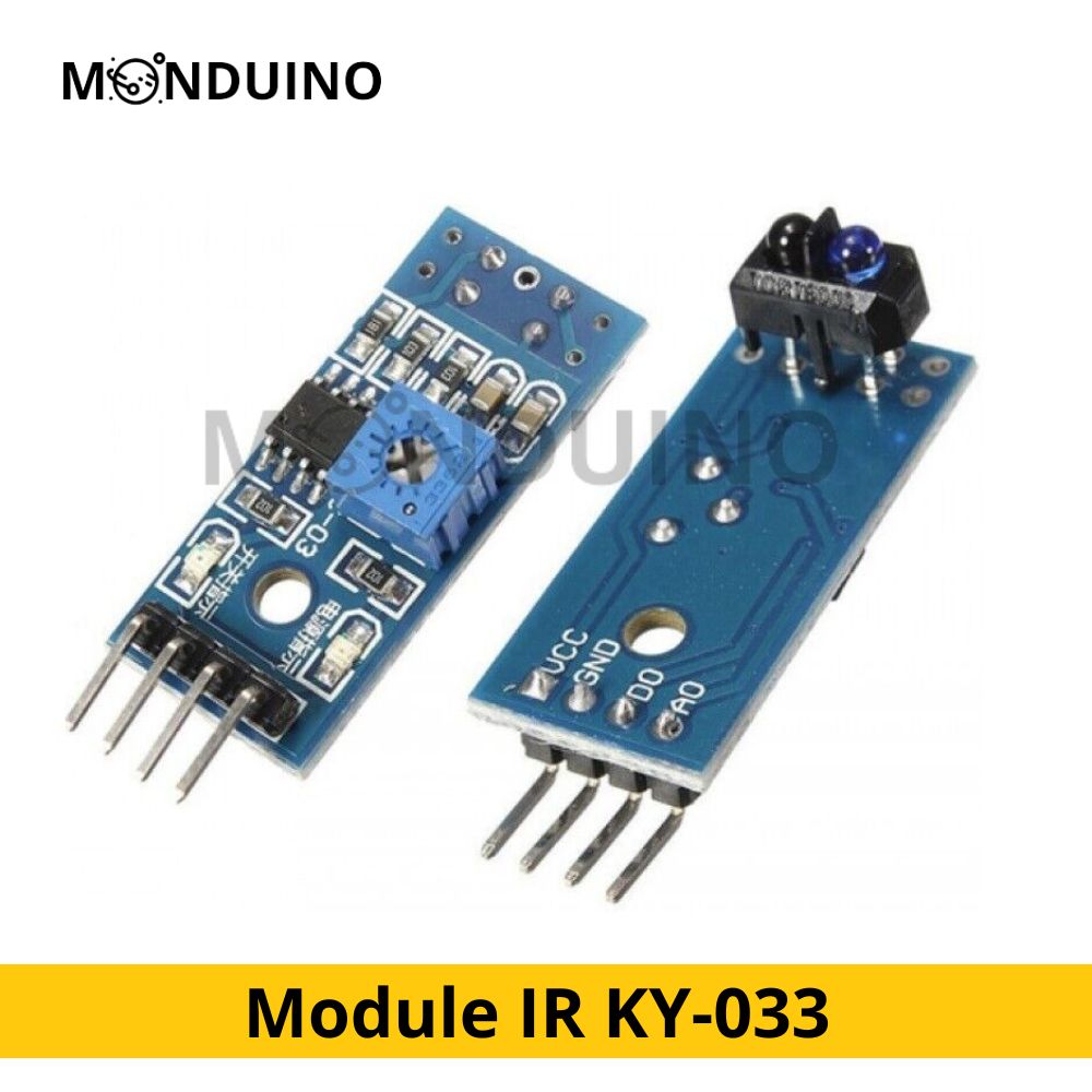 Module de suivi de ligne KY-033 avec TCRT5000 et sortie analogique