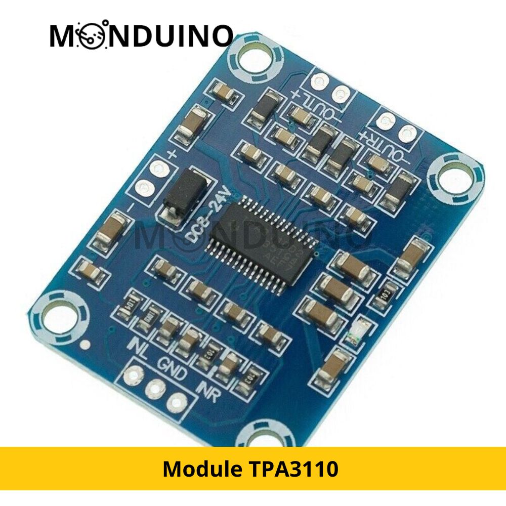 TPA3110 Module de carte d'amplificateur Audio 2X15W 100dB DC 8-18V Max 3A