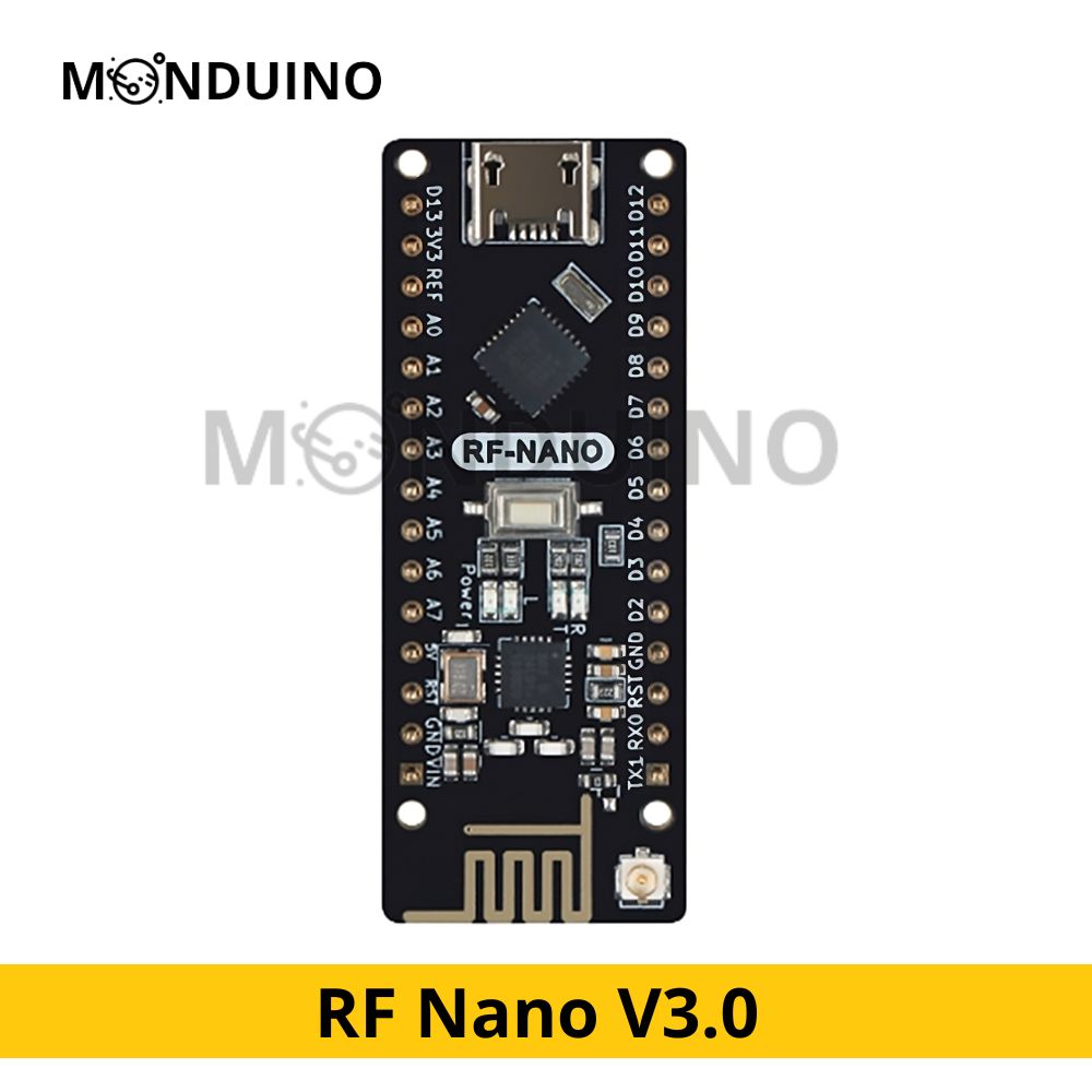 RF Nano V3.0 ATmega328P QFN32 5V 16M CH340 NRF24L01 2.4G comp. IDE Arduino