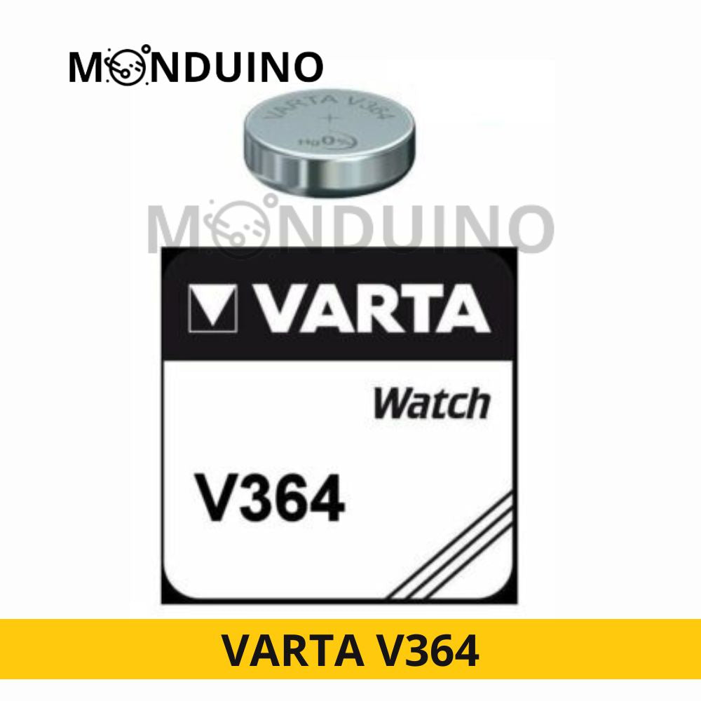 Pile Montre 364 / SR60 / SR621 / SR621SW / AG1 Varta V364