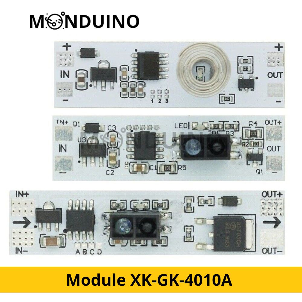 Module XK-GK-4010A de détection de proximité à tension variable (5V-24V) avec commutateur manuel - Idéal pour vos projets DIY Arduino