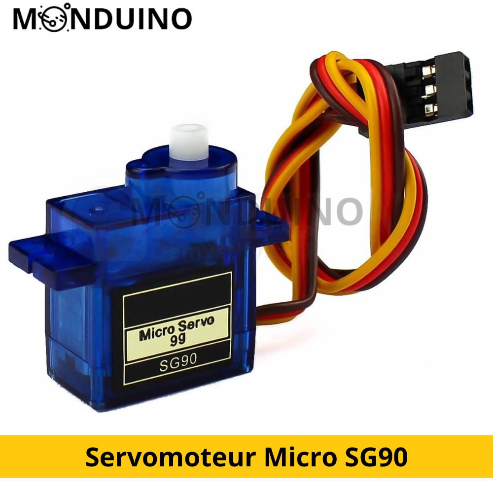 Servomoteur Micro SG90 9G pour Contrôle RC Arduino Mini