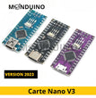 Carte NANO V3 ATmega328P Micro-USB / C / Mini shield CH340C compatible Arduino