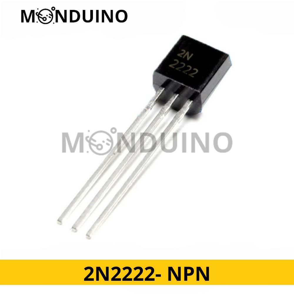 Lot de Transistors 2N2222 NPN - TO-92 - 5 à 50 pcs