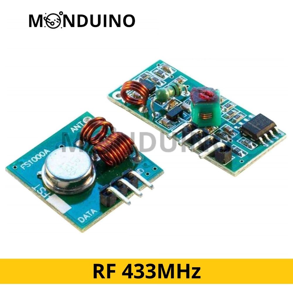 RF Transmitter and Receiver Module 433MHz Wireless Radio Frequency &amp; 433 MHz Sender Empfänger Transmitter RF Funk Modu