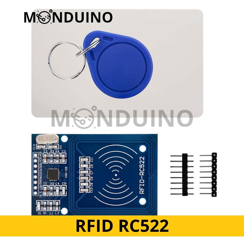 RFID RC522 Chip and Card Reader Kit for Arduino and Raspberry