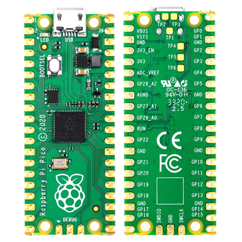 Official Raspberry Pi Pico w Board RP2040 development board kit dual-core low-power microcomputer high-performance processorwifi