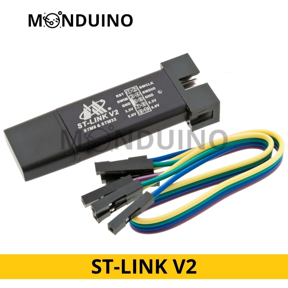 ST-Link V2 Mini débogueur et programmateur pour STM8 et STM32 & Mini-Debugger und Programmier-Emulator