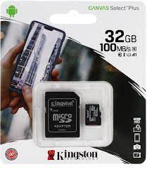 KINGSTON - 16 GB Micro SDHC Memory Card + Adapt. - Also available 8 32 64 128 Gb