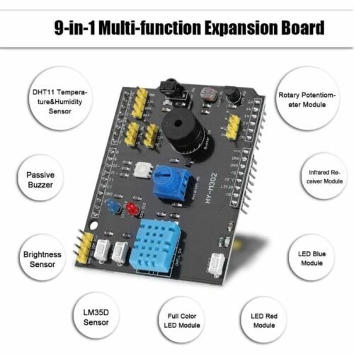 Carte extension 9 en 1 pour carte UNO multifonction avertisseur sonore module ...