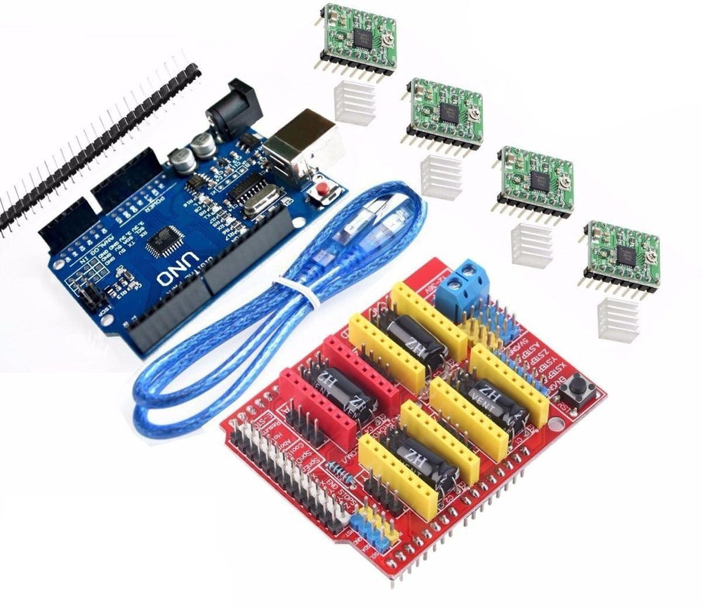 KIT CNC 3D Arduino Uno R3 & CNC Shield V3.0 & A4988 Driver