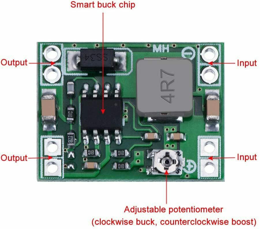 Module Mini-360 mini360 XM1584 / MP1584 & Spannungswandler Mini DC-DC Step Down Modul