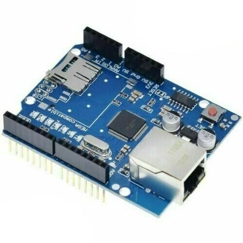 Module W5100 SD Ethernet Shield de réseau avec lecteur de carte SD Compatible Uno Mega