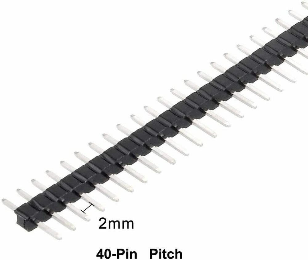 4 Barettes de 40 Pin Single Row Male Pin Header broche pour Arduino Raspberry Prototype