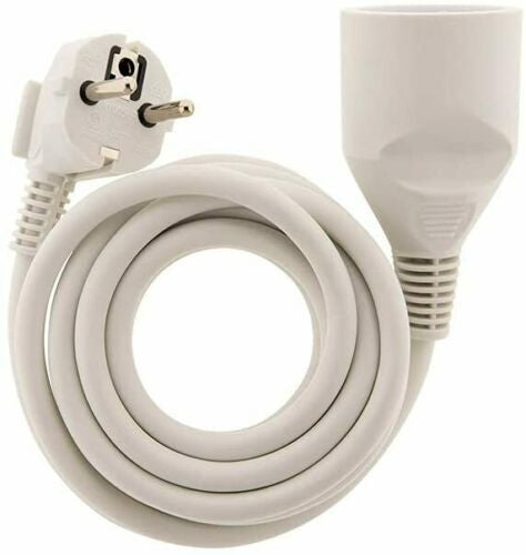 Rallonge Electrique Prolongateur Blanc 2/3/5/10m Prise Terre