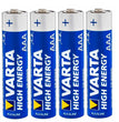 4 Piles VARTA type AAA LR03 Alkaline 1.5 V Battery batería