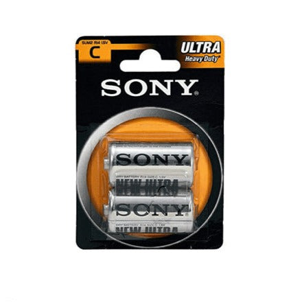 Sony - piles Salines Ultra C R14 d'1,5V Pack de 2