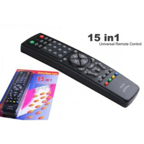 15 in 1 Remote Control TV CD Hifi DVD SAT + 245 Compatible Brands Universal