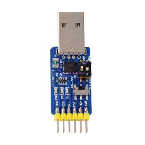 CP2102 USB TO TTL RS232 USB TTL TO RS485 MUTUAL CONVERT 6 IN 1 CONVERT MODULE