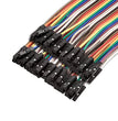 Câble Jumper 3 x 40 pcs. chacun 20 cm M2M/ F2M / F2F compatible avec Arduino et Raspberry Pi Breadboard